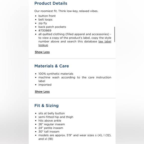 Old Navy faux leather crop pants - Picture 4 of 4